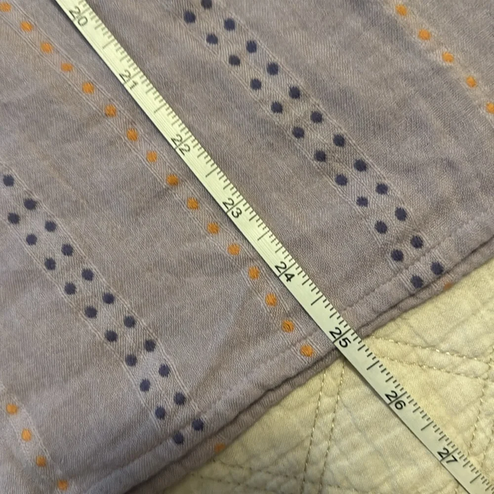 J. Jill Lavender Embroidered Blouse - Picture 7 of 7